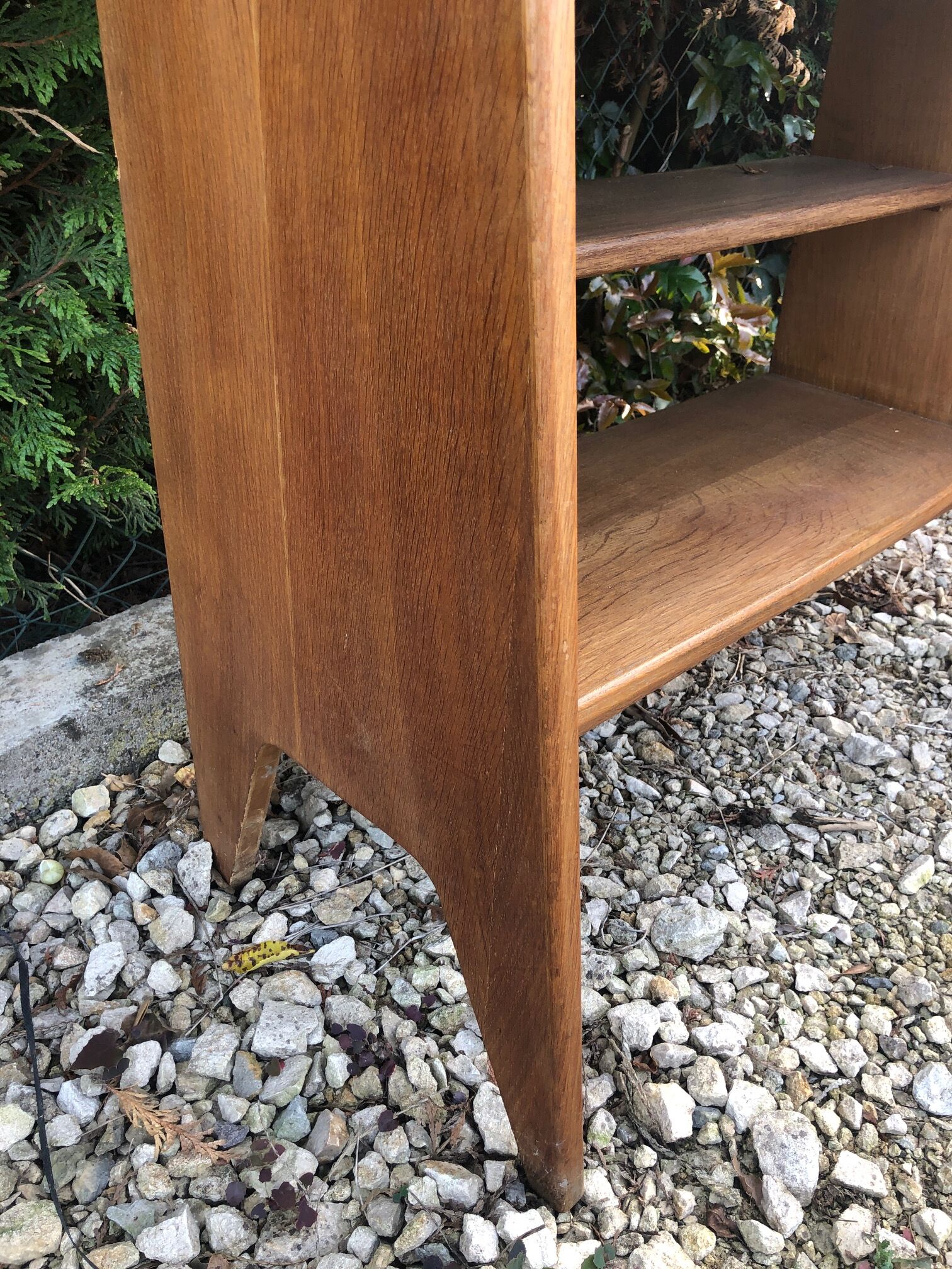 Oak writing desk by Roger Landault