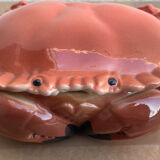 Crab box signed Michel Caugant