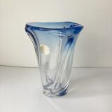 Crystal vase Val St Lambert