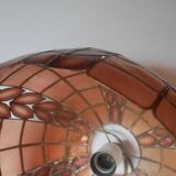 Mother-of-pearl brass pendant chandelier, bohemian country decoration, handcrafted