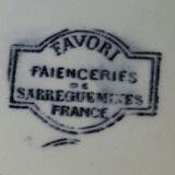 Plate iron Earth - Sarreguemines