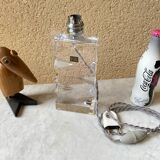 Vintage Sèvres crystal lamp base, Bauhaus/Art Deco design