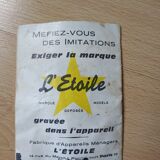 Waffle iron, croque machine sir, metal