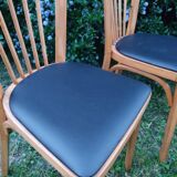 Set of 3 baumann bistro chairs n°12