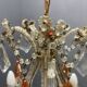 Crystal Beaded Italian Chandelier 1950/60’s