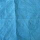 6 damask cotton towels, blue hue, woven, art deco