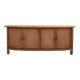 Buffet / Wooden and rattan sideboard 1960s / 1970s vintage