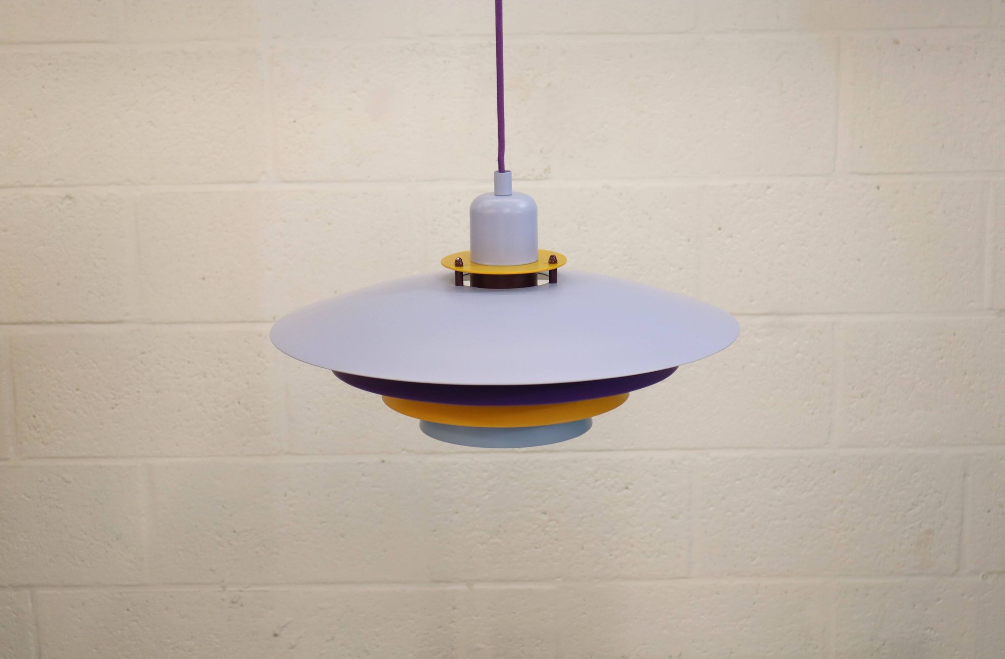 Colorful Danish Pendant Lamp by Belid – 1980s