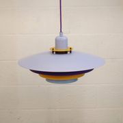 Colorful Danish Pendant Lamp by Belid – 1980s