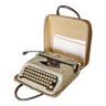 Machine à écrire Everest et sa sacoche d'origine 1960