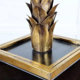 70's palm table lamp