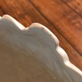 Ancien cache pot CLF forme hortensia rose et blanc vintage