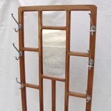 Vintage wooden wall dressing room