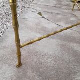 Coffee table brass structure