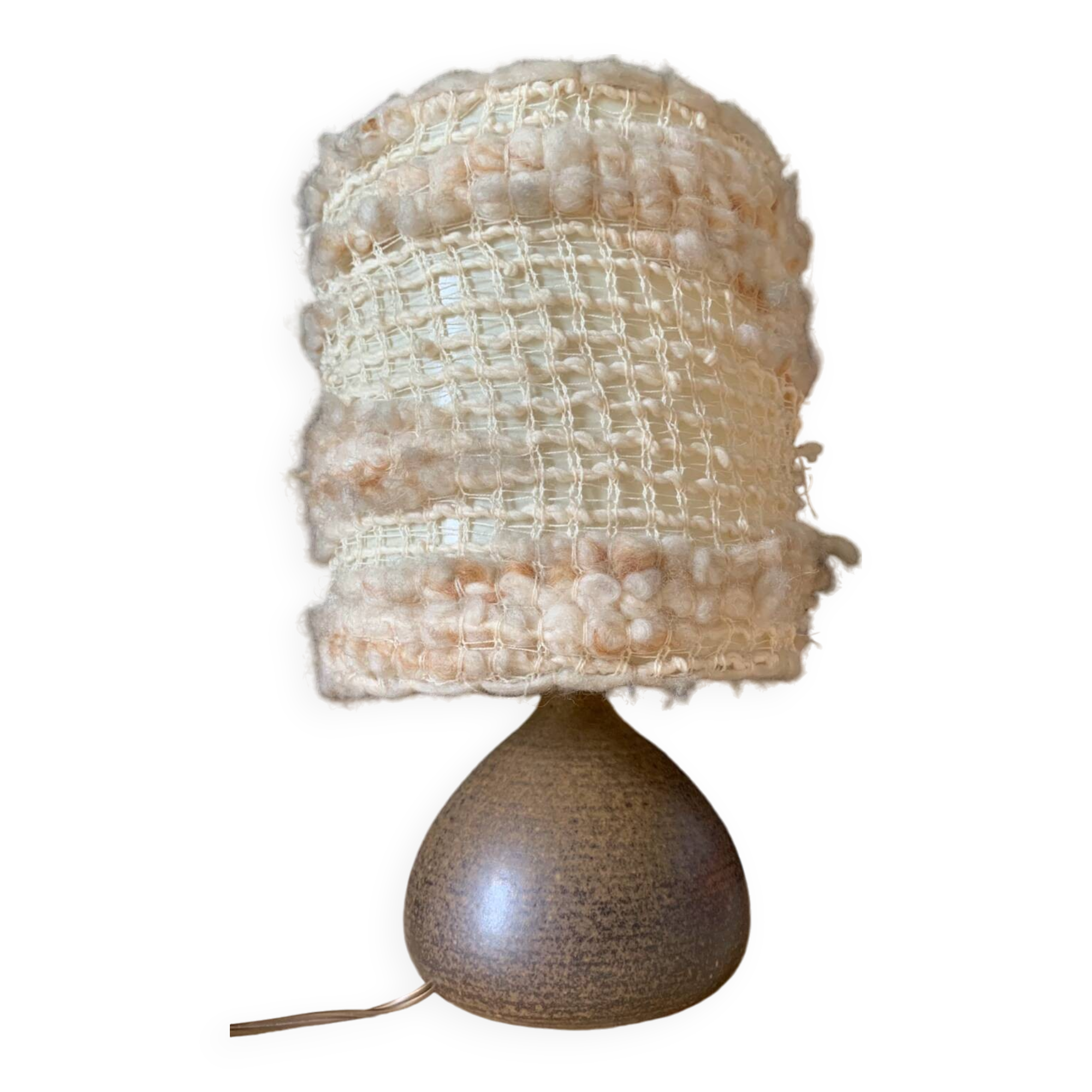Lampe en grès
