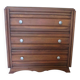 Art Deco chest of drawers - 1950s - mustache-style legs - vintage