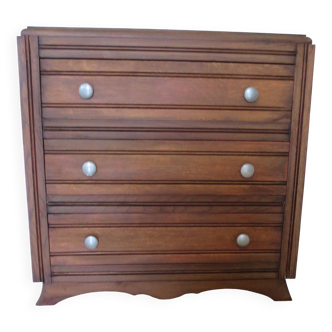 Art Deco chest of drawers - 1950s - mustache-style legs - vintage