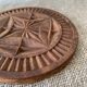 Carved wooden underside