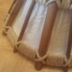 Suspension in wood and vintage rope