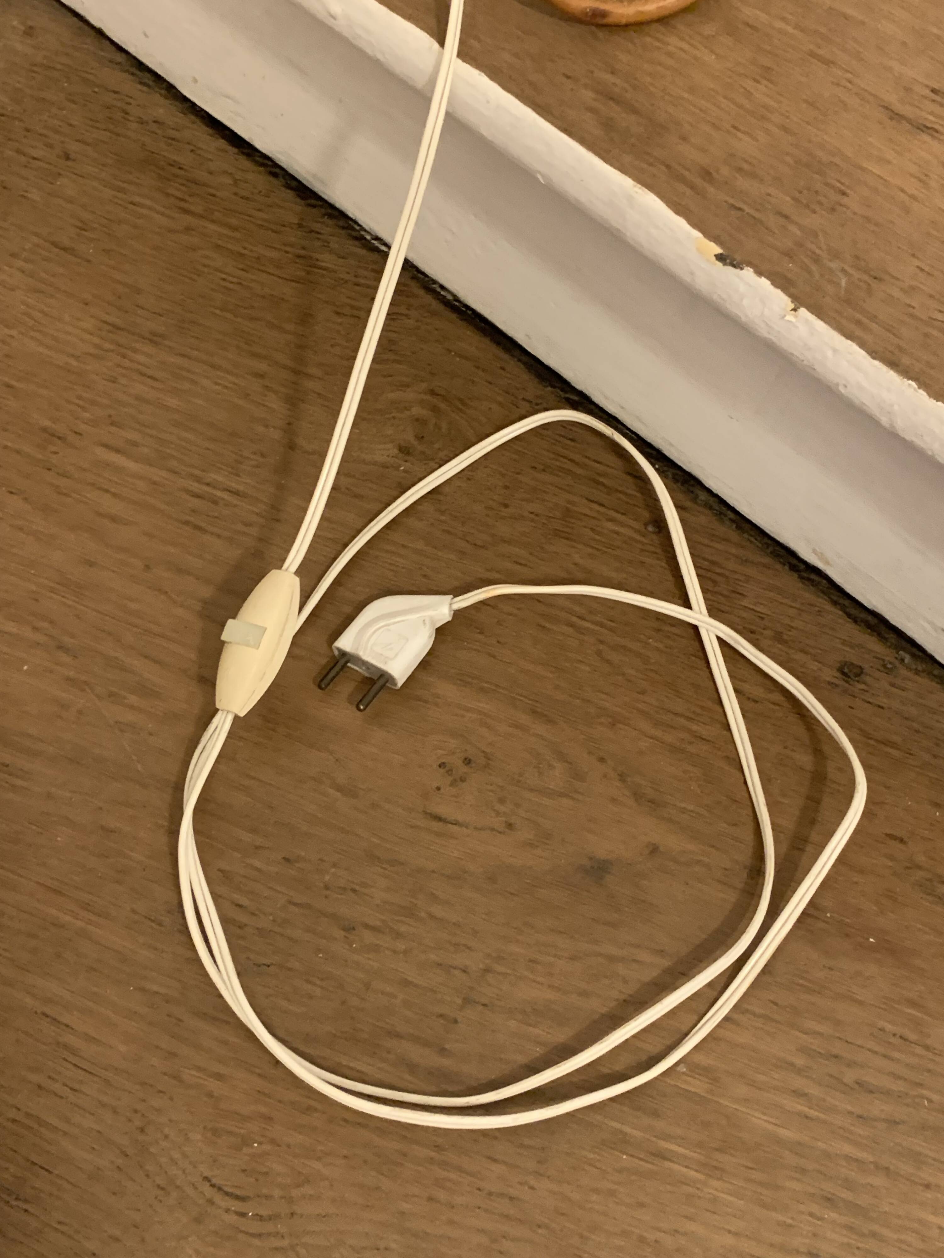 Rattan tripod lamp 1950 H47