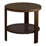 Modern Danish, Lacquered Beech Side Table, Fritz Hansen, "Model 1535", 1940s