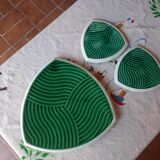 Trivet and 2 bottle coasters
