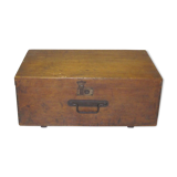 Old wooden suitcase