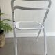 Vintage white folding chair Cidue
