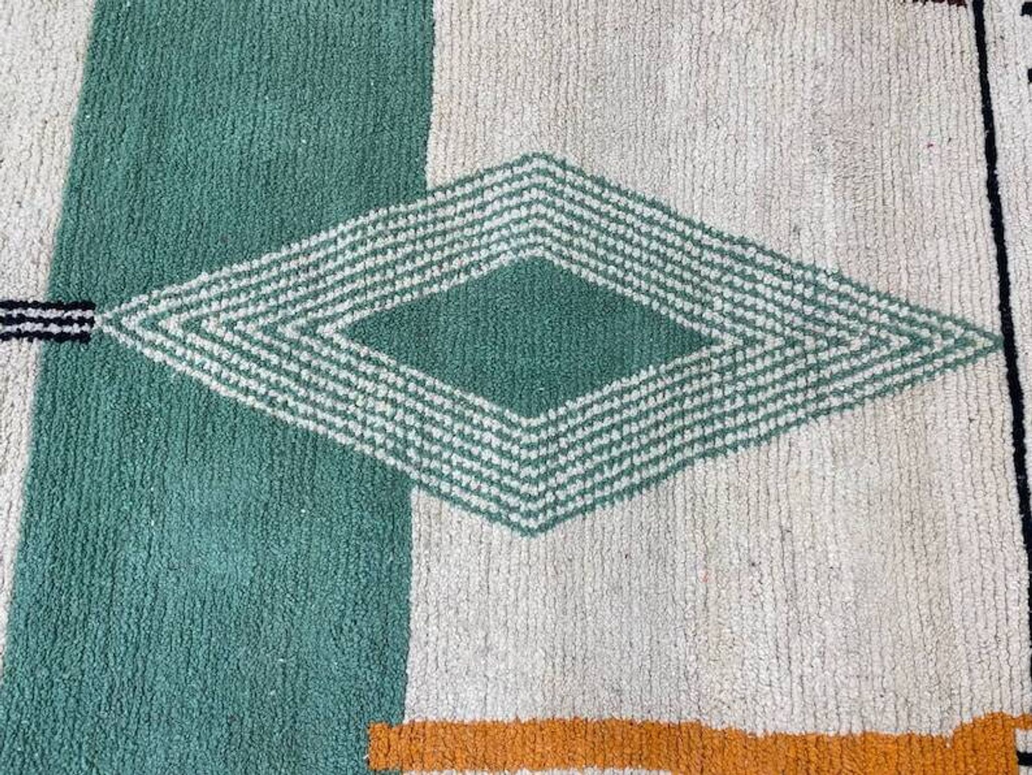 Handmade wool rug 3*2m Moroccan