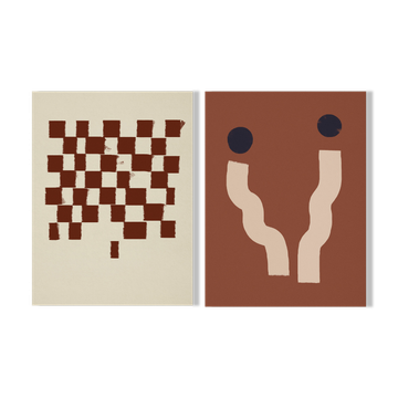 Paire d’estampes