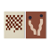 Pair of prints, checkered wall art set of two, 50x70cm