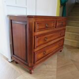 Vintage–Belle commode Louis Philippe-Style Directoire -4 tiroirs-Meriser