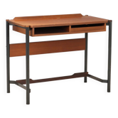 Vintage mahogany veneer hairdresser design Italy 1960s