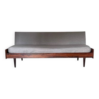 Daybed banquette lit scandinave vintage palissandre