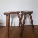 Set of 2 high vintage tripods