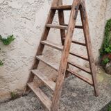 Escabeau bois vintage