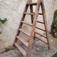 Escabeau bois vintage