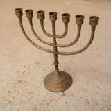 Vintage brass chandelier 7 branches