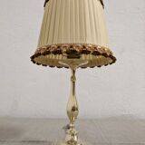 Vintage brass bedside lamp