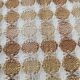Pair of vintage woven cotton curtains