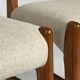 4-piece set Danish teak chair Arne Wahl Iversen vintage chairs