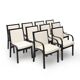 Chaises de salle à manger Model Cavour par Vittorio Gregotti, Lodovico Meneghetti et Giotto Stoppino pour Poltrona Frau, années 1970, lot de 10