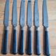 Set de 6 couteaux en bakélite et acier forgé