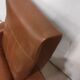 Pair of vintage leatherette armchairs