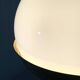 Vereinigte Werkstätten München brass & glass globe floor lamp 1960’s