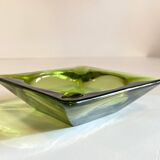 Cendrier, vide-poche en verre vintage