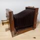 Chambre photographique bois et laiton