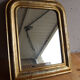 Antique Louis-Philippe gilded small mirror