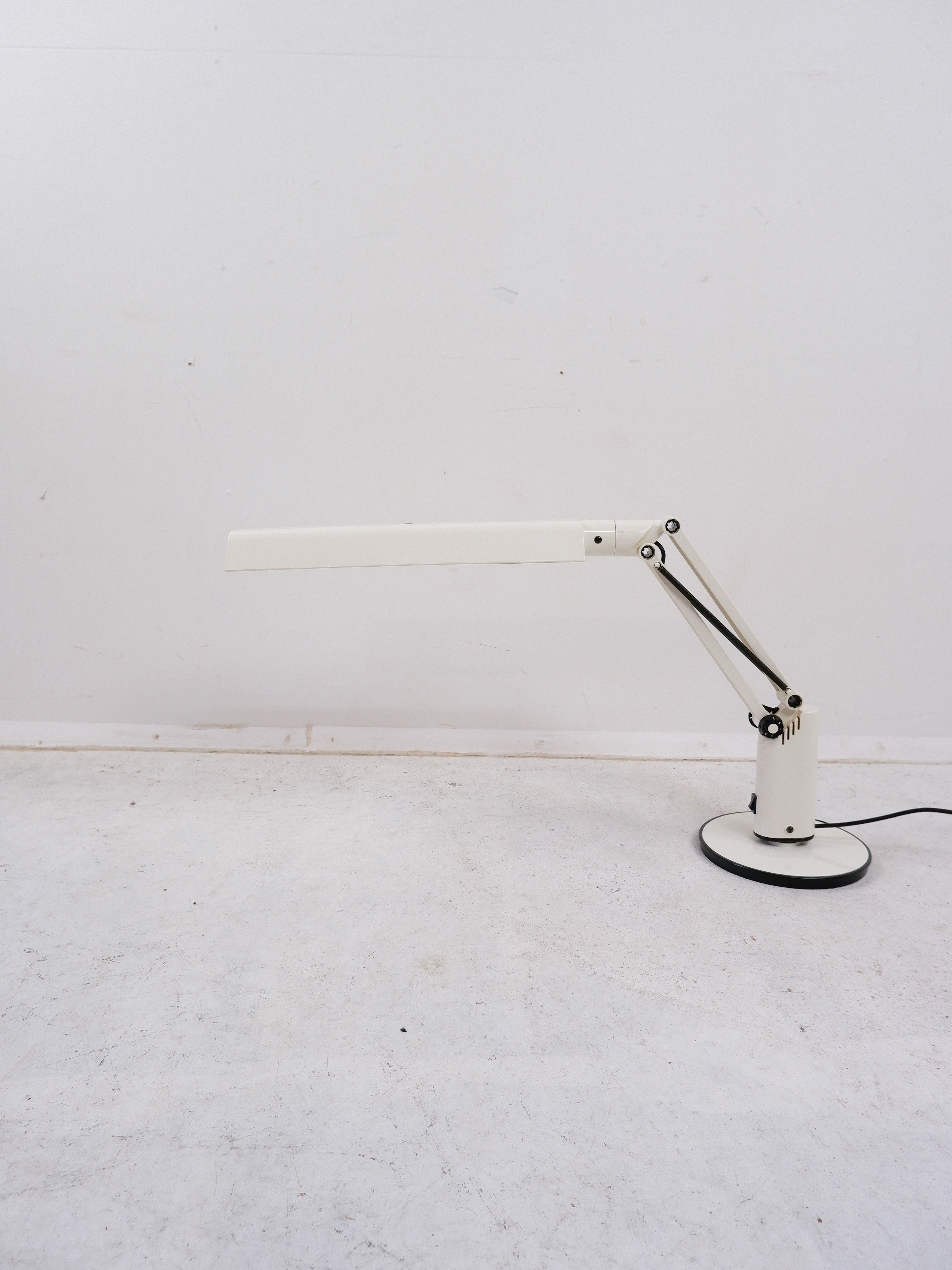 Fagerhults white desk lamp model “Lucifer”, 1970s