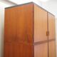 Teak wardrobe, Danish design, 1970s, manufacturer: Omann Jun